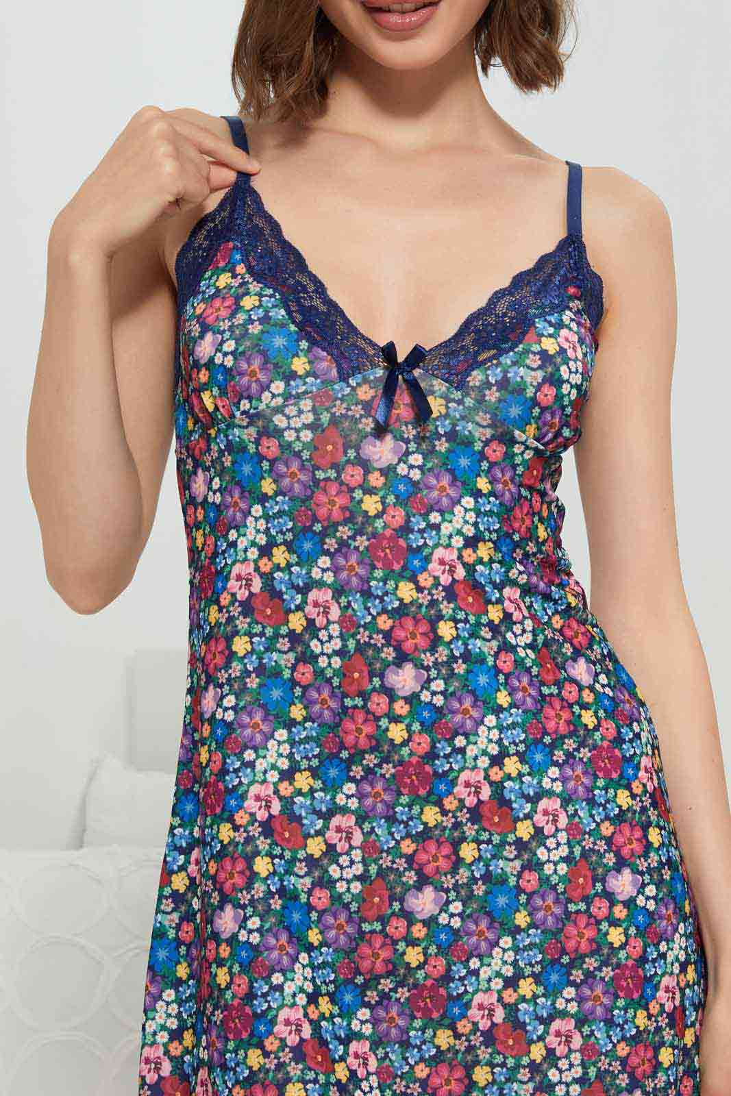 Redtag-Assorted-Single-AOP-Chemise-Category:Chemises,-Colour:Assorted,-Deals:New-In,-Filter:Women's-Clothing,-New-In-Women-APL,-Non-Sale,-Section:Women,-W22A,-Women-Chemises--