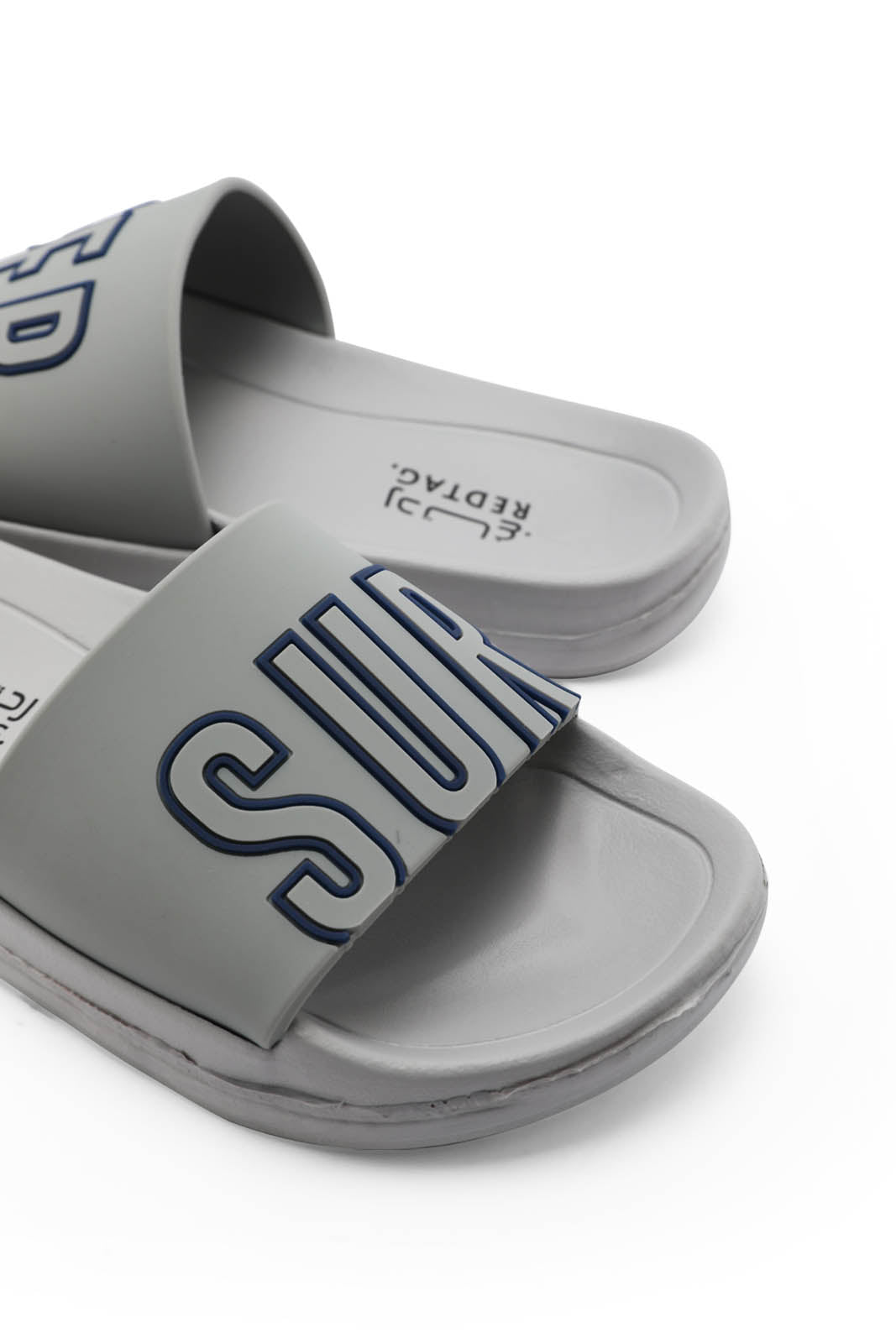 Redtag-Mid-Grey-Embossed-Slide-BOY-Flip-Flops,-Category:Flip-Flops,-Colour:Grey,-Deals:New-In,-Dept:Boys,-Filter:Boys-Footwear-(3-to-5-Yrs),-New-In-BOY-FOO,-Non-Sale,-Section:Boys-(0-to-14Yrs),-W22B-Boys-