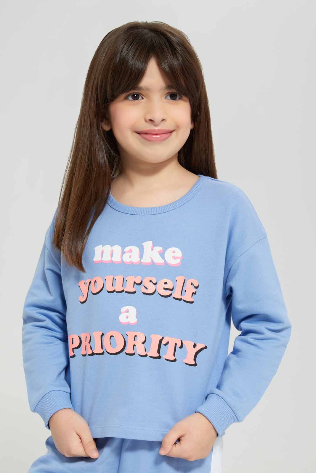 Redtag-Blue-French-Terry-Jogsuit-Category:Jog-Sets,-Colour:Blue,-Deals:New-In,-Filter:Girls-(2-to-8-Yrs),-GIR-Jog-Sets,-New-In-GIR-APL,-Non-Sale,-Section:Girls-(0-to-14Yrs),-W22B-Girls-2 to 8 Years