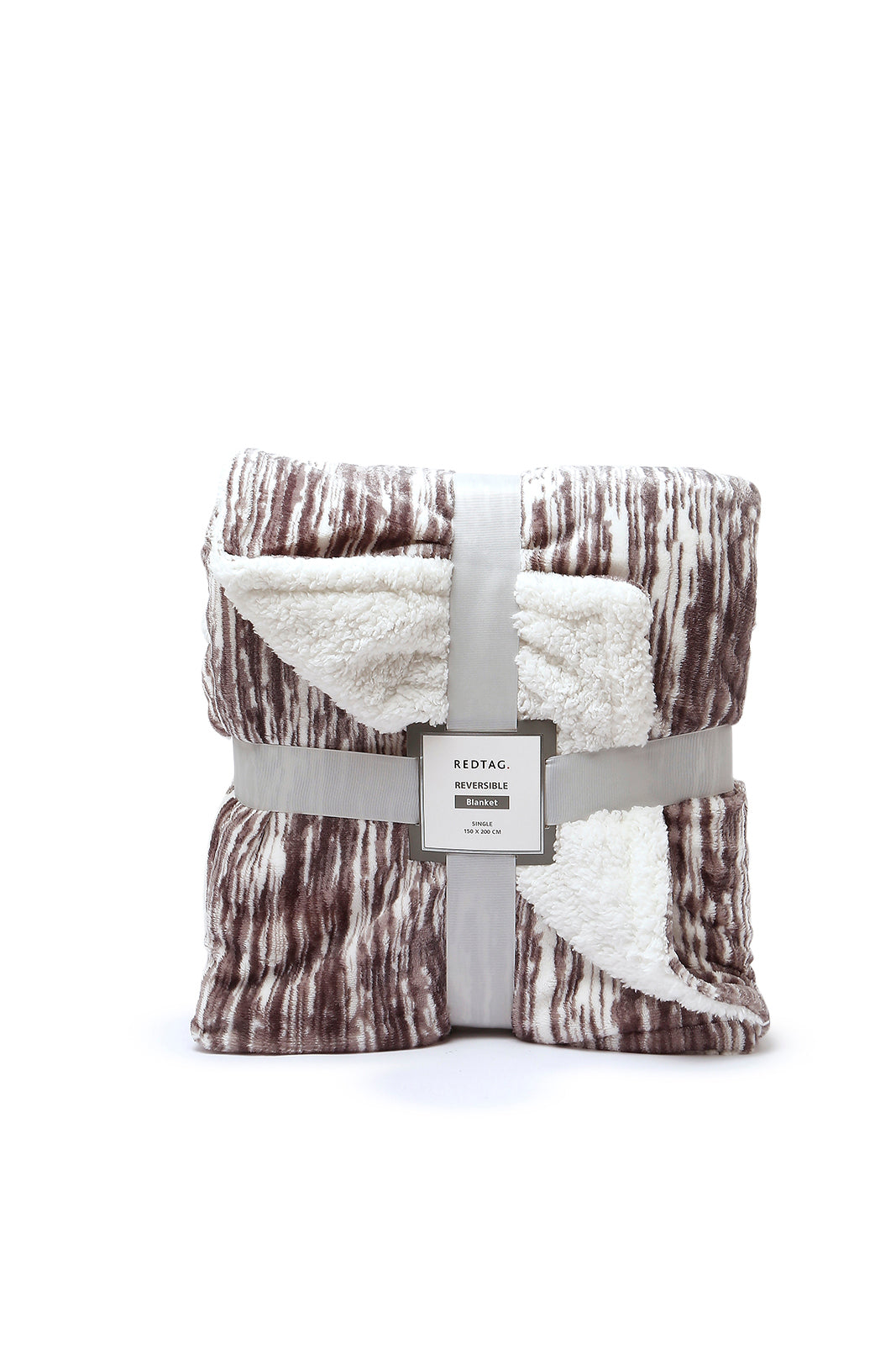 Redtag-Grey-Reversible-Textured-Blanket-(Single-Size)-Category:Blankets,-Colour:Grey,-Deals:New-In,-Dept:Home,-Filter:Home-Bedroom,-HMW-BED-Blankets,-New-In-HMW-BED,-Non-Sale,-S23A,-Section:Homewares-Home-Bedroom-