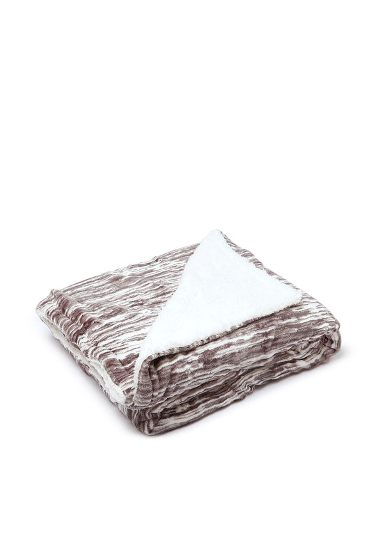 Redtag-Grey-Reversible-Textured-Blanket-(Single-Size)-Category:Blankets,-Colour:Grey,-Deals:New-In,-Dept:Home,-Filter:Home-Bedroom,-HMW-BED-Blankets,-New-In-HMW-BED,-Non-Sale,-S23A,-Section:Homewares-Home-Bedroom-