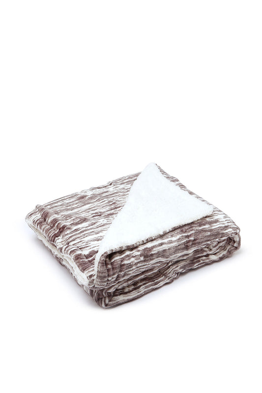 Redtag-Grey-Reversible-Blanket-(Double-Size)-Category:Blankets,-Colour:Grey,-Deals:New-In,-Dept:Home,-Filter:Home-Bedroom,-HMW-BED-Blankets,-New-In-HMW-BED,-Non-Sale,-S23A,-Section:Homewares-Home-Bedroom-