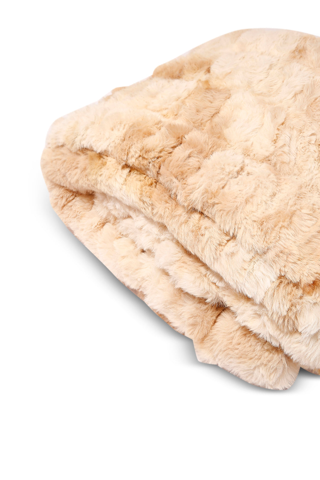 Redtag-Brown-Textured-Fur-Throw-Category:Throws,-Colour:Brown,-Deals:New-In,-Dept:Home,-Filter:Home-Bedroom,-HMW-BED-Throws,-New-In-HMW-BED,-Non-Sale,-S23A,-Section:Homewares-Home-Bedroom-