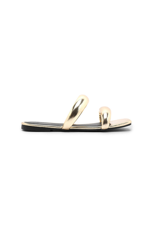 Redtag-Gold-Strappy-Mule-Category:Sandals,-Colour:Gold,-Deals:New-In,-Dept:Ladieswear,-Filter:Women's-Footwear,-LEC-Sandals,-New-In-Women-FOO,-Non-Sale,-Section:Women,-W22B-Women's-