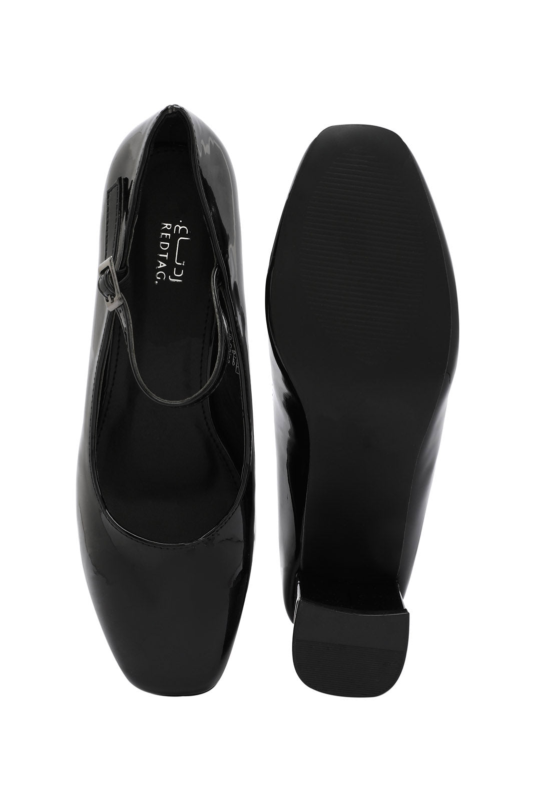 Redtag-Black-Patent-Mary-Jane-Category:Formal-Shoes,-Colour:Black,-Deals:New-In,-Dept:Ladieswear,-Filter:Women's-Footwear,-New-In-Women-FOO,-Non-Sale,-Section:Women,-W22B,-Women-Formal-Shoes-Women's-