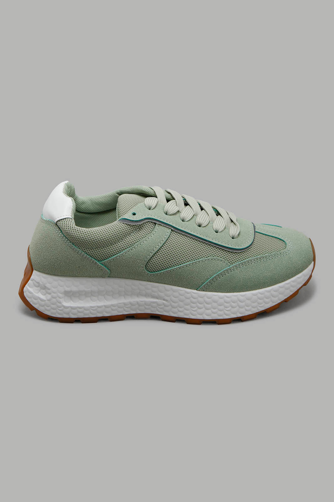 Redtag-Green-Jogger-Sneaker-Category:Trainers,-Colour:Green,-Deals:New-In,-Filter:Women's-Footwear,-New-In-Women-FOO,-Non-Sale,-Section:Women,-W22B,-Women-Trainers-Women's-
