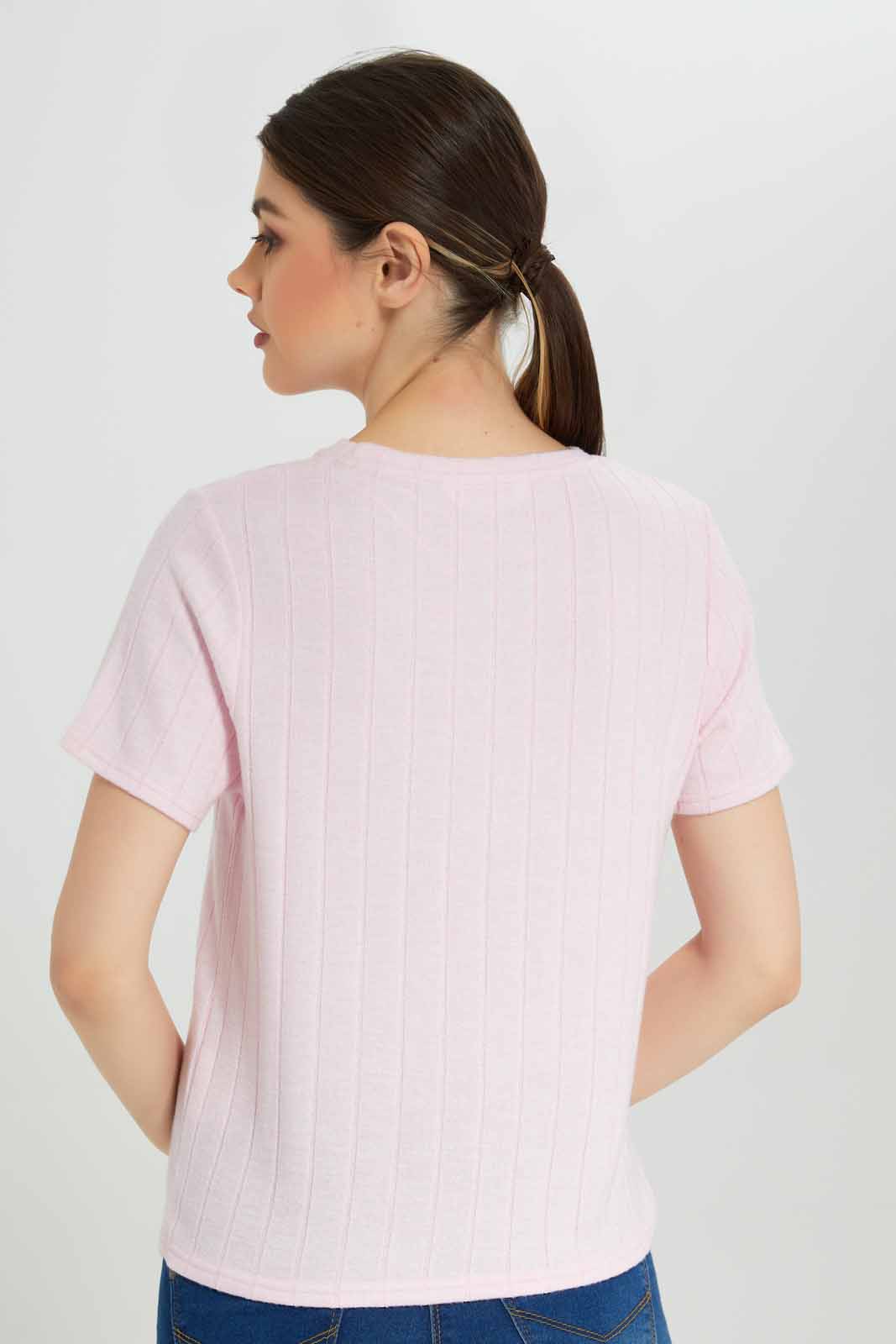 Redtag-Olive-Warm-Handle-Ribbed-T-Shirt-Category:T-Shirts,-Colour:Olive,-Deals:New-In,-Filter:Women's-Clothing,-New-In-Women-APL,-Non-Sale,-Section:Women,-W22B,-Women-T-Shirts-Women's-