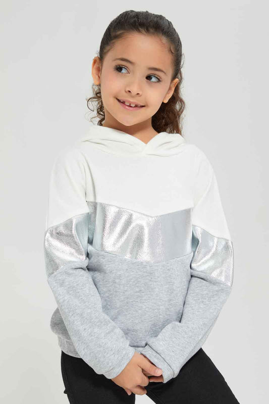 Redtag-Cream-L/S-Sweatshirt-With-Hood-Category:Sweatshirts,-Colour:Cream,-Deals:New-In,-Dept:Girls,-Filter:Girls-(2-to-8-Yrs),-GIR-Sweatshirts,-New-In-GIR-APL,-Non-Sale,-Section:Girls-(0-to-14Yrs),-W22B-Girls-2 to 8 Years