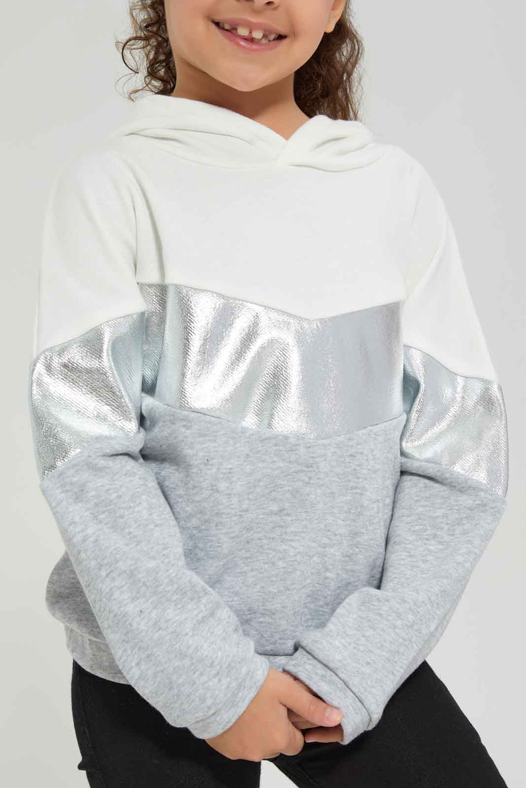 Redtag-Cream-L/S-Sweatshirt-With-Hood-Category:Sweatshirts,-Colour:Cream,-Deals:New-In,-Dept:Girls,-Filter:Girls-(2-to-8-Yrs),-GIR-Sweatshirts,-New-In-GIR-APL,-Non-Sale,-Section:Girls-(0-to-14Yrs),-W22B-Girls-2 to 8 Years