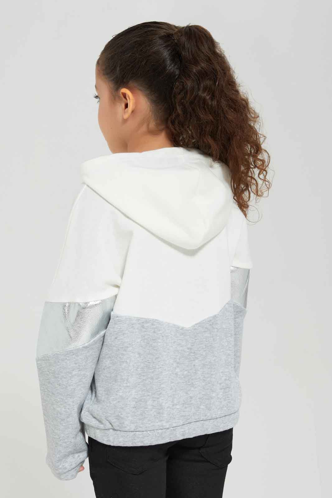 Redtag-Cream-L/S-Sweatshirt-With-Hood-Category:Sweatshirts,-Colour:Cream,-Deals:New-In,-Dept:Girls,-Filter:Girls-(2-to-8-Yrs),-GIR-Sweatshirts,-New-In-GIR-APL,-Non-Sale,-Section:Girls-(0-to-14Yrs),-W22B-Girls-2 to 8 Years