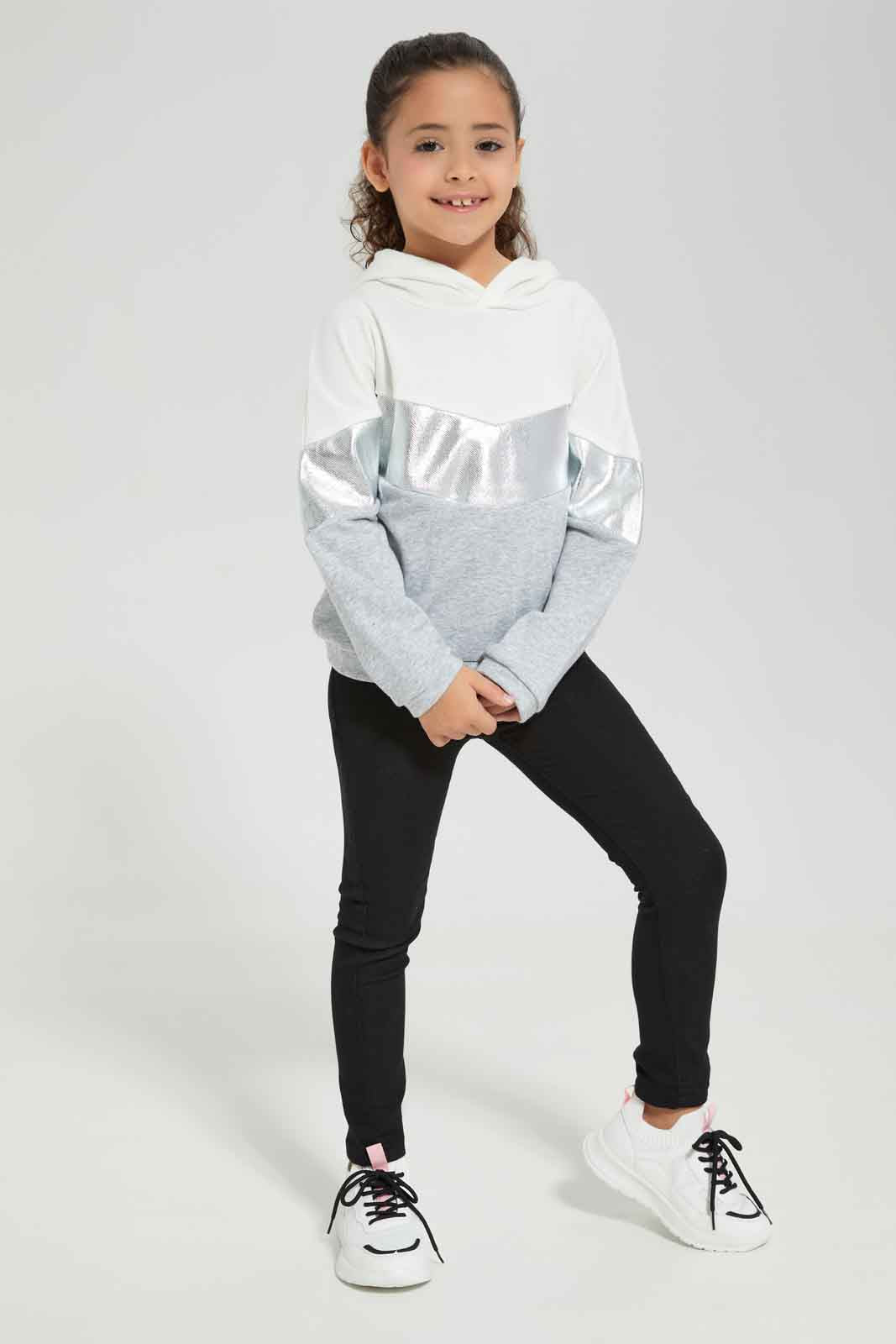 Redtag-Cream-L/S-Sweatshirt-With-Hood-Category:Sweatshirts,-Colour:Cream,-Deals:New-In,-Dept:Girls,-Filter:Girls-(2-to-8-Yrs),-GIR-Sweatshirts,-New-In-GIR-APL,-Non-Sale,-Section:Girls-(0-to-14Yrs),-W22B-Girls-2 to 8 Years