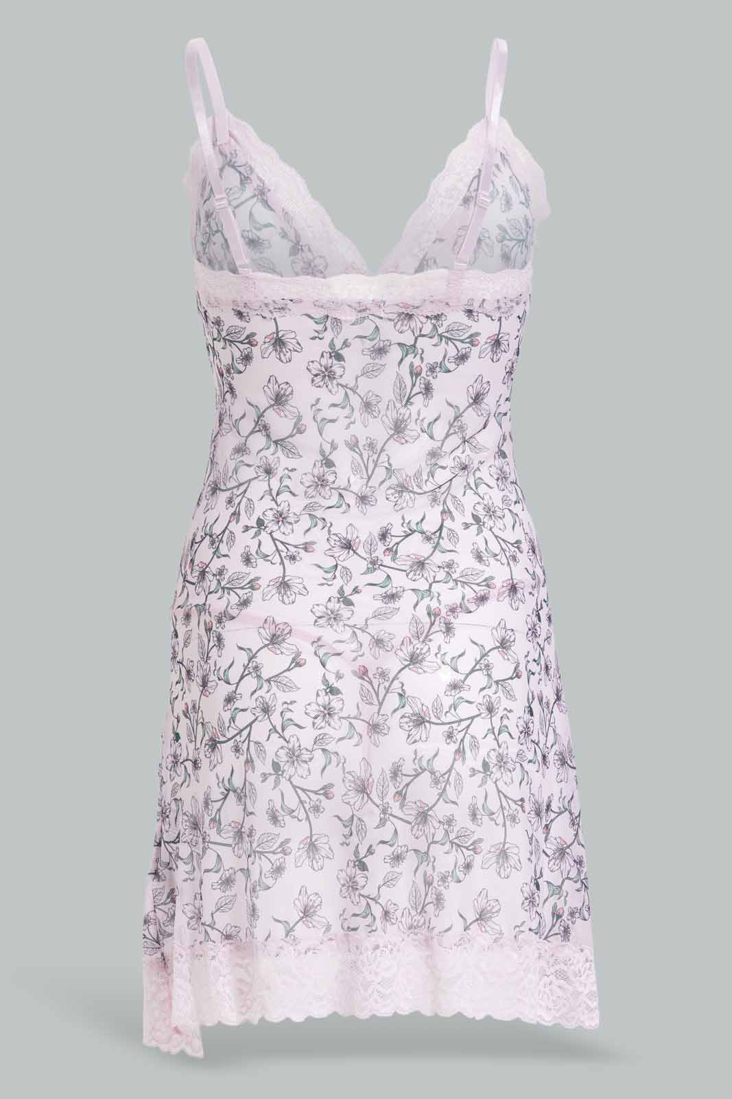 Redtag-Assorted-Printed-Mesh-babydolls-Category:Babydolls,-Colour:Assorted,-Deals:New-In,-Dept:Ladieswear,-Filter:Women's-Clothing,-New-In-Women-APL,-Non-Sale,-Section:Women,-W22A,-Women-Babydolls--