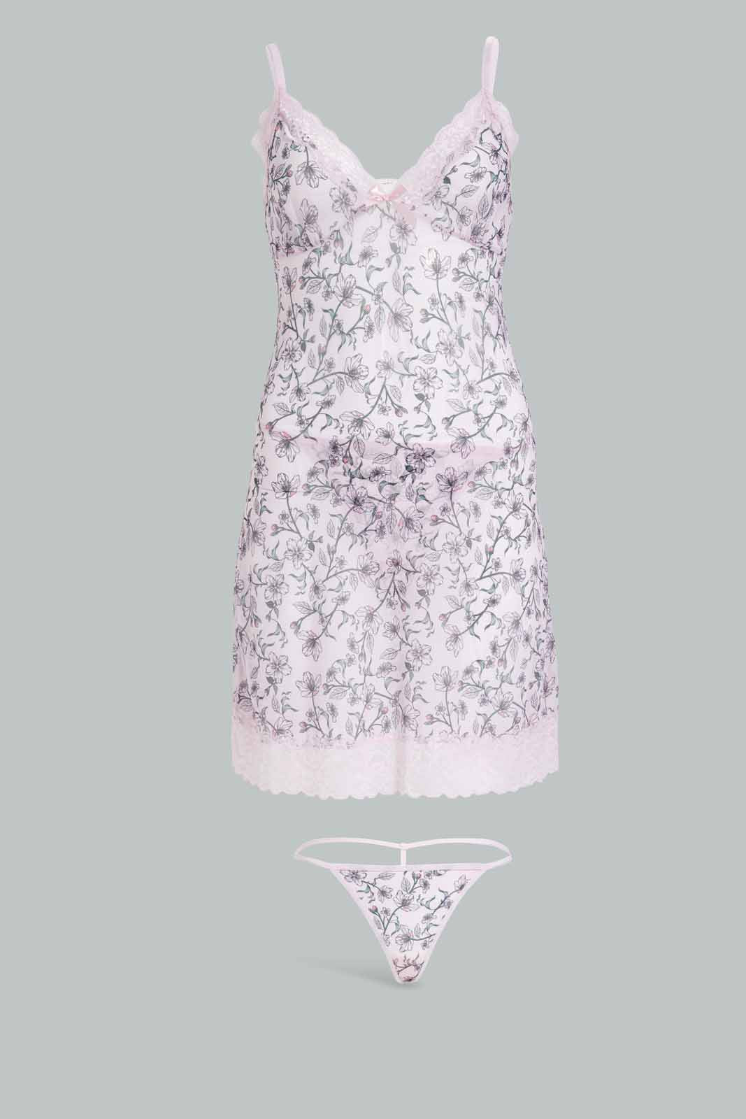 Redtag-Assorted-Printed-Mesh-babydolls-Category:Babydolls,-Colour:Assorted,-Deals:New-In,-Dept:Ladieswear,-Filter:Women's-Clothing,-New-In-Women-APL,-Non-Sale,-Section:Women,-W22A,-Women-Babydolls--