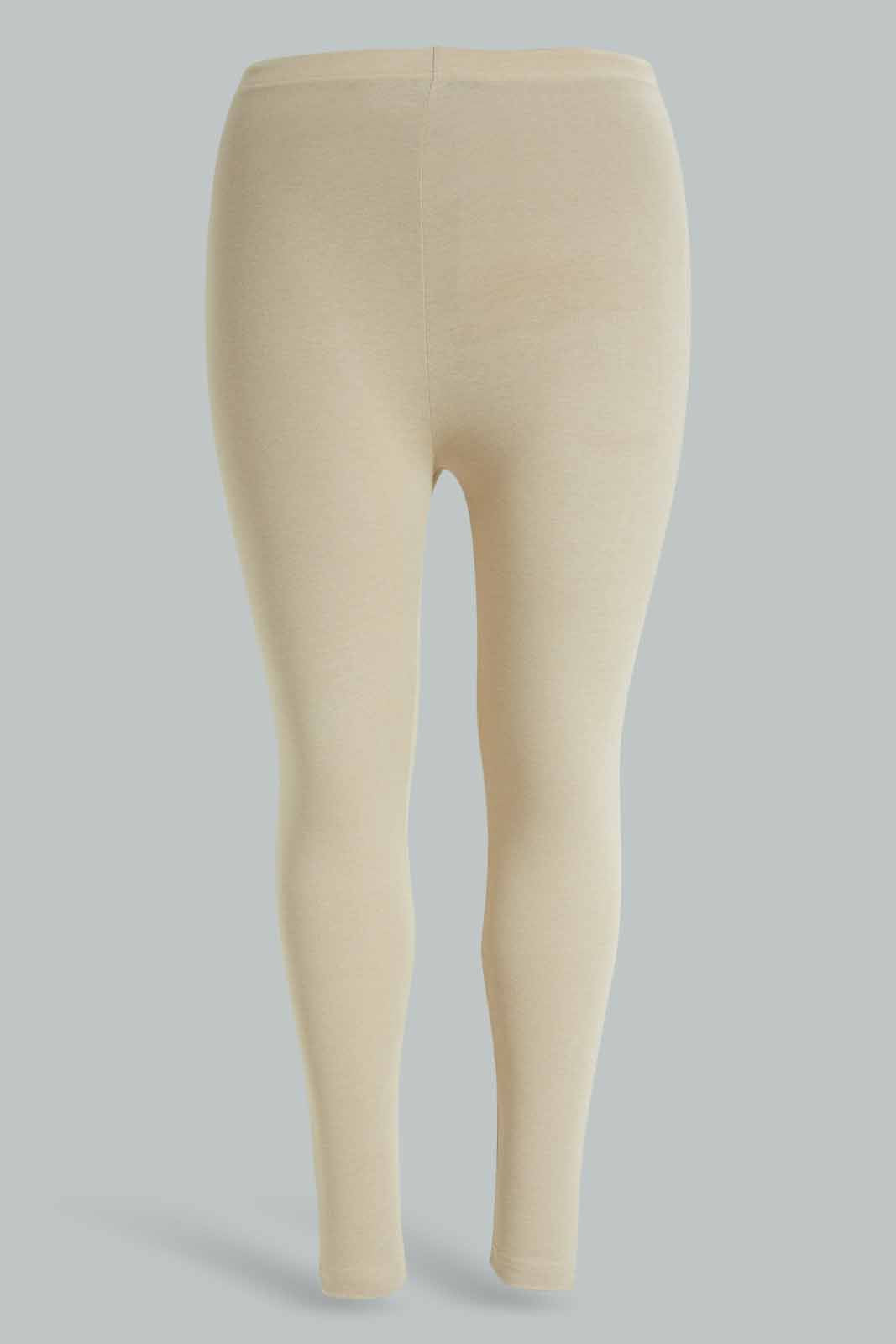 Redtag-Plus-Size-Women-Beige-and-Grey-Basic-Legging-Set-(2-Piece)-Category:Joggers,-Colour:Beige,-Colour:Grey,-Deals:New-In,-Dept:Ladieswear,-Filter:Plus-Size,-LDP-Joggers,-New-In-LDP-APL,-Non-Sale,-Section:Women,-W22B-Women's-