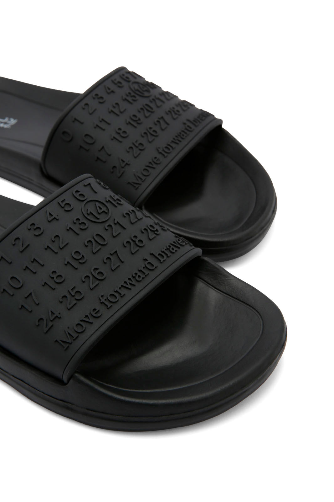 Redtag-Black-Embossed-Slide-Category:Flip-Flops,-Colour:Black,-Deals:New-In,-Dept:Menswear,-Filter:Men's-Footwear,-Men-Flip-Flops,-New-In-Men-FOO,-Non-Sale,-Section:Men,-W22B-Men's-