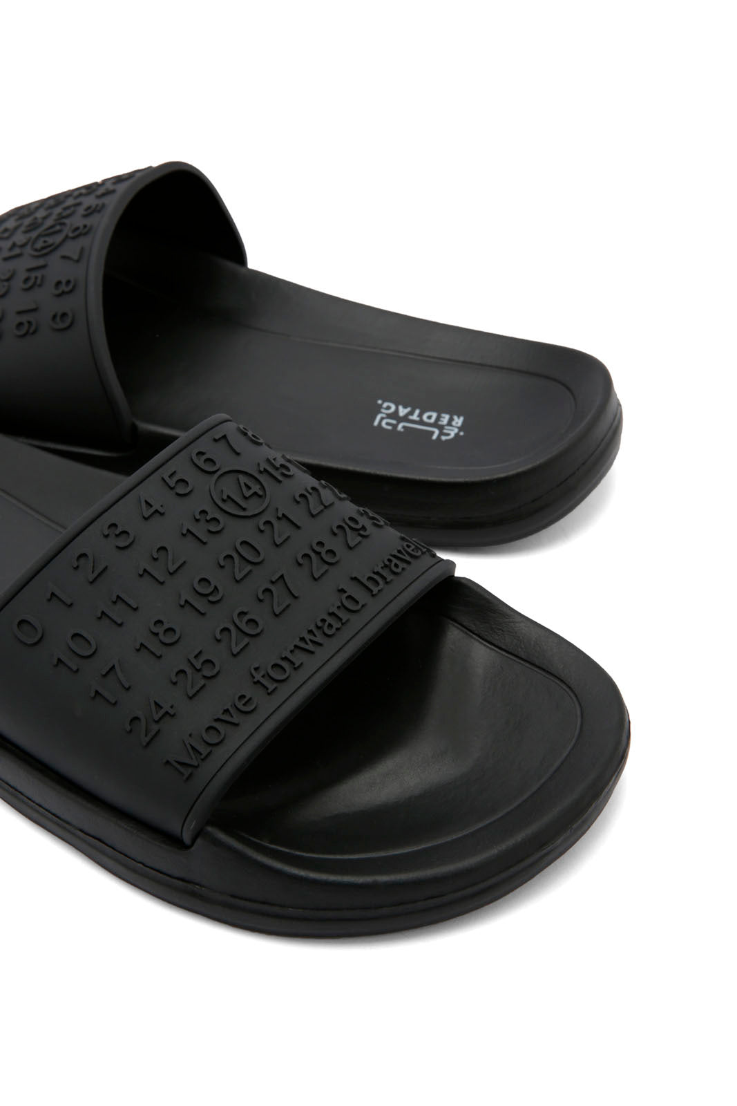Redtag-Black-Embossed-Slide-Category:Flip-Flops,-Colour:Black,-Deals:New-In,-Dept:Menswear,-Filter:Men's-Footwear,-Men-Flip-Flops,-New-In-Men-FOO,-Non-Sale,-Section:Men,-W22B-Men's-