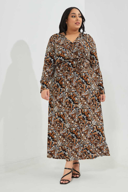 Redtag-Allover-Printed-Maxi-Dress-Category:Dresses,-Colour:Assorted,-Deals:New-In,-Filter:Plus-Size,-LDP-Dresses,-New-In-LDP-APL,-Non-Sale,-Section:Women,-W22B-Women's-
