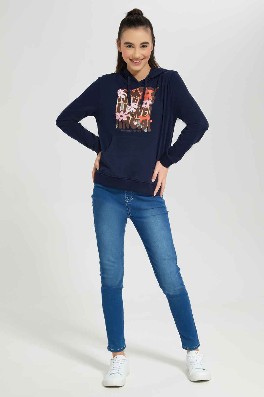 Redtag-Burgundy-Hoody-Sweatshirts-Category:Sweatshirts,-Colour:Burgundy,-Deals:New-In,-Dept:Girls,-Filter:Senior-Girls-(8-to-14-Yrs),-GSR-Sweatshirts,-New-In-GSR-APL,-Non-Sale,-Section:Girls-(0-to-14Yrs),-TBL,-W22B-Senior-Girls-9 to 14 Years