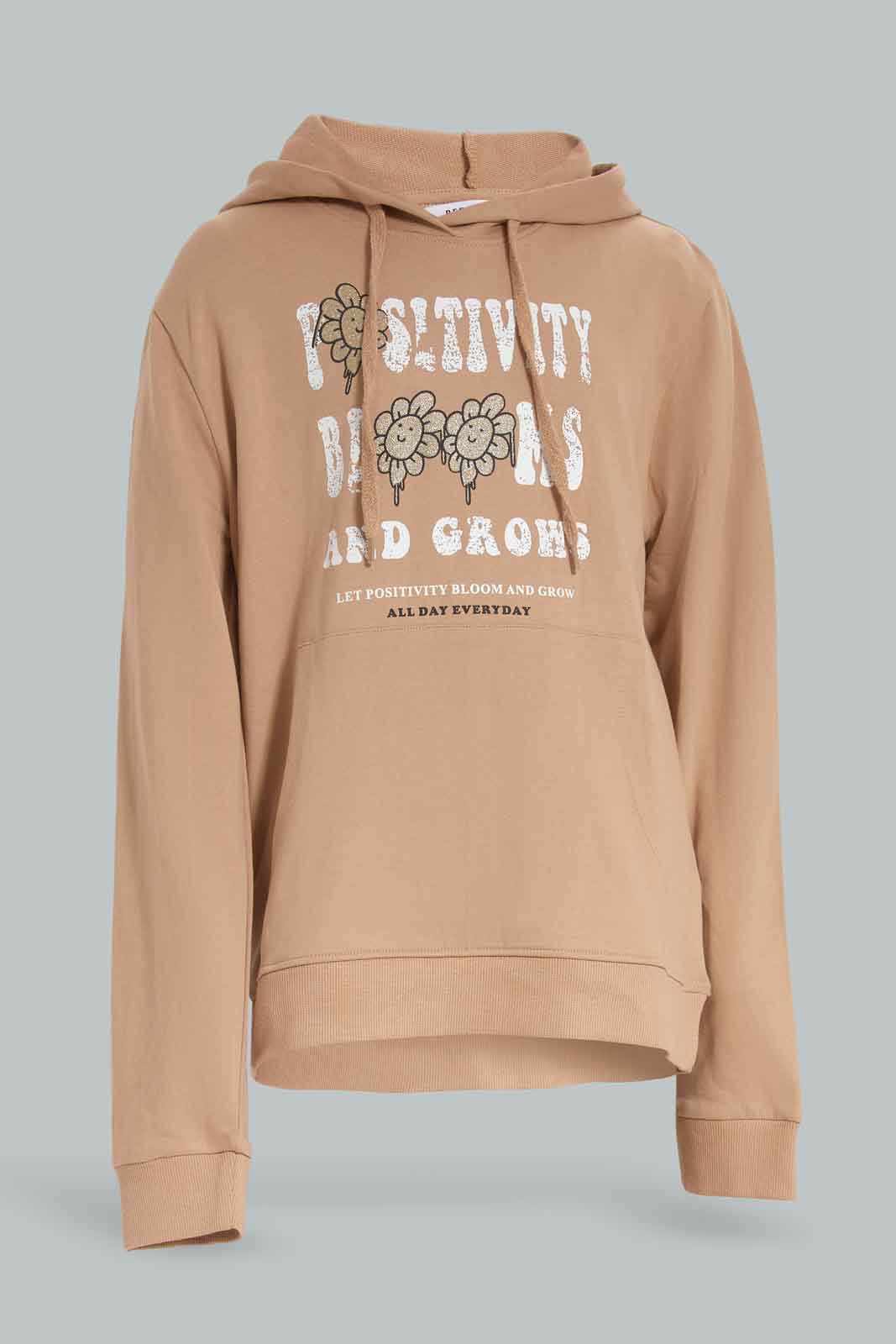 Redtag-Beige-Hoody-Sweatshirts-Category:Sweatshirts,-Colour:Beige,-Deals:New-In,-Dept:Girls,-Filter:Senior-Girls-(8-to-14-Yrs),-GSR-Sweatshirts,-New-In-GSR-APL,-Non-Sale,-Section:Girls-(0-to-14Yrs),-TBL,-W22B-Senior-Girls-9 to 14 Years