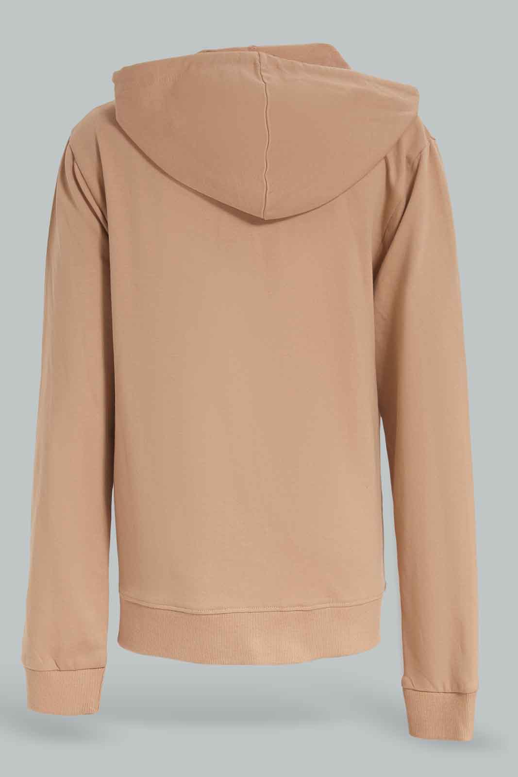 Redtag-Beige-Hoody-Sweatshirts-Category:Sweatshirts,-Colour:Beige,-Deals:New-In,-Dept:Girls,-Filter:Senior-Girls-(8-to-14-Yrs),-GSR-Sweatshirts,-New-In-GSR-APL,-Non-Sale,-Section:Girls-(0-to-14Yrs),-TBL,-W22B-Senior-Girls-9 to 14 Years