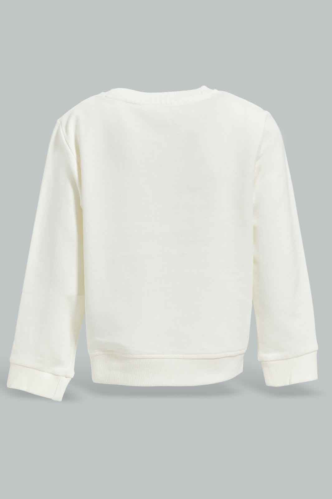 Redtag-Ivory-Placement-Print-SweatShirt-Category:Sweatshirts,-Colour:Ivory,-Deals:New-In,-Filter:Infant-Girls-(3-to-24-Mths),-ING-Sweatshirts,-New-In-ING-APL,-Non-Sale,-Section:Girls-(0-to-14Yrs),-TBL,-W22B-Infant-Girls-3 to 24 Months