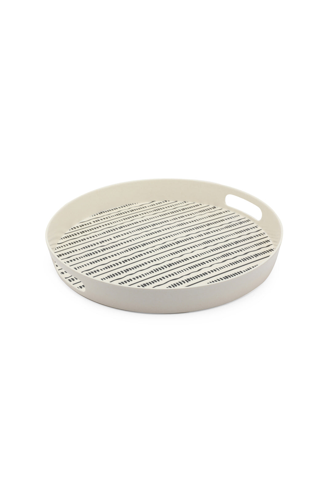 Redtag-Multicolour-Bamboo-Round-Tray-Category:Trays,-Colour:Multicolour,-Deals:New-In,-Dept:Home,-Filter:Home-Dining,-HMW-DIN-Serveware,-New-In-HMW-DIN,-Non-Sale,-S23A,-Section:Homewares-Home-Dining-