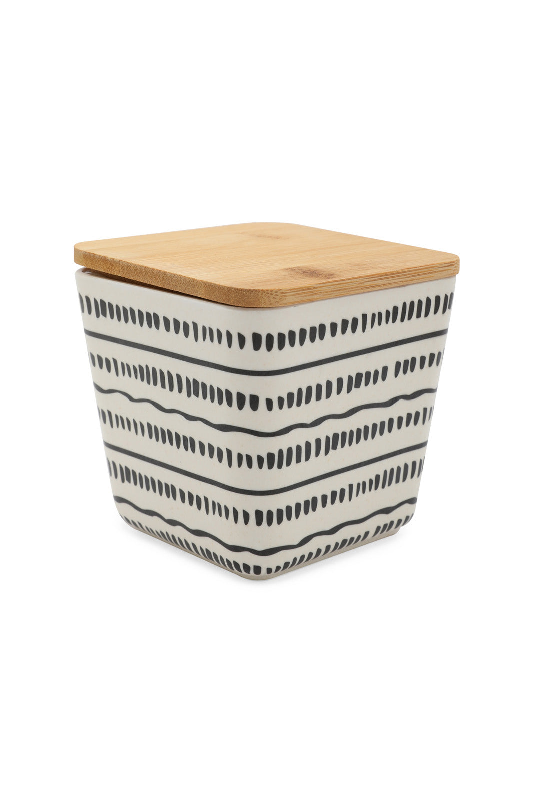 Redtag-Multicolour-Bamboo-Canister-(-Small)-Category:Canisters-And-Jars,-Colour:Multicolour,-Deals:New-In,-Dept:Home,-Filter:Home-Dining,-HMW-DIN-Storage,-New-In-HMW-DIN,-Non-Sale,-S23A,-Section:Homewares-Home-Dining-