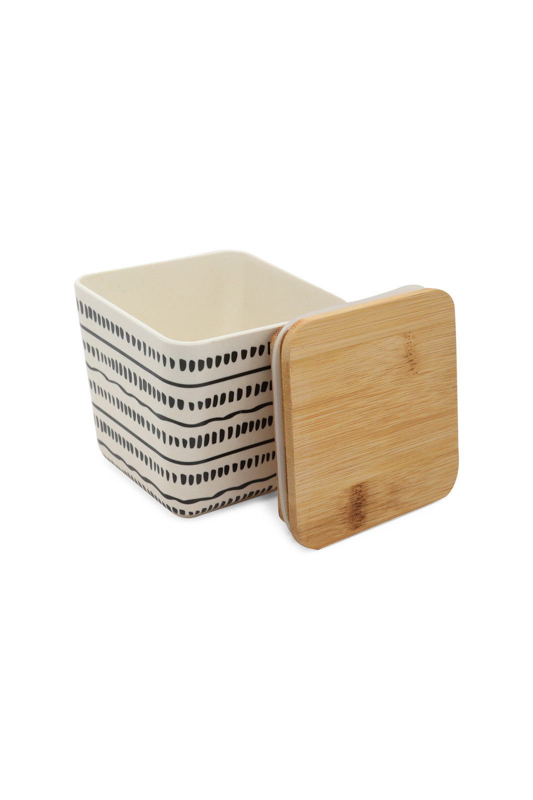 Redtag-Multicolour-Bamboo-Canister-(-Small)-Category:Canisters-And-Jars,-Colour:Multicolour,-Deals:New-In,-Dept:Home,-Filter:Home-Dining,-HMW-DIN-Storage,-New-In-HMW-DIN,-Non-Sale,-S23A,-Section:Homewares-Home-Dining-