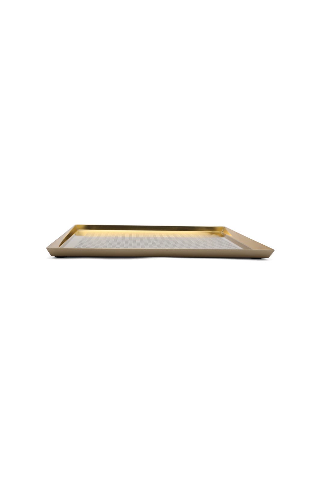 Redtag-Gold-Metal-Square-Etched-Platter-Category:Plates,-Colour:Gold,-Deals:New-In,-Dept:Home,-Filter:Home-Dining,-HMW-DIN-Serveware,-New-In-HMW-DIN,-Non-Sale,-Section:Homewares,-W22B-Home-Dining-
