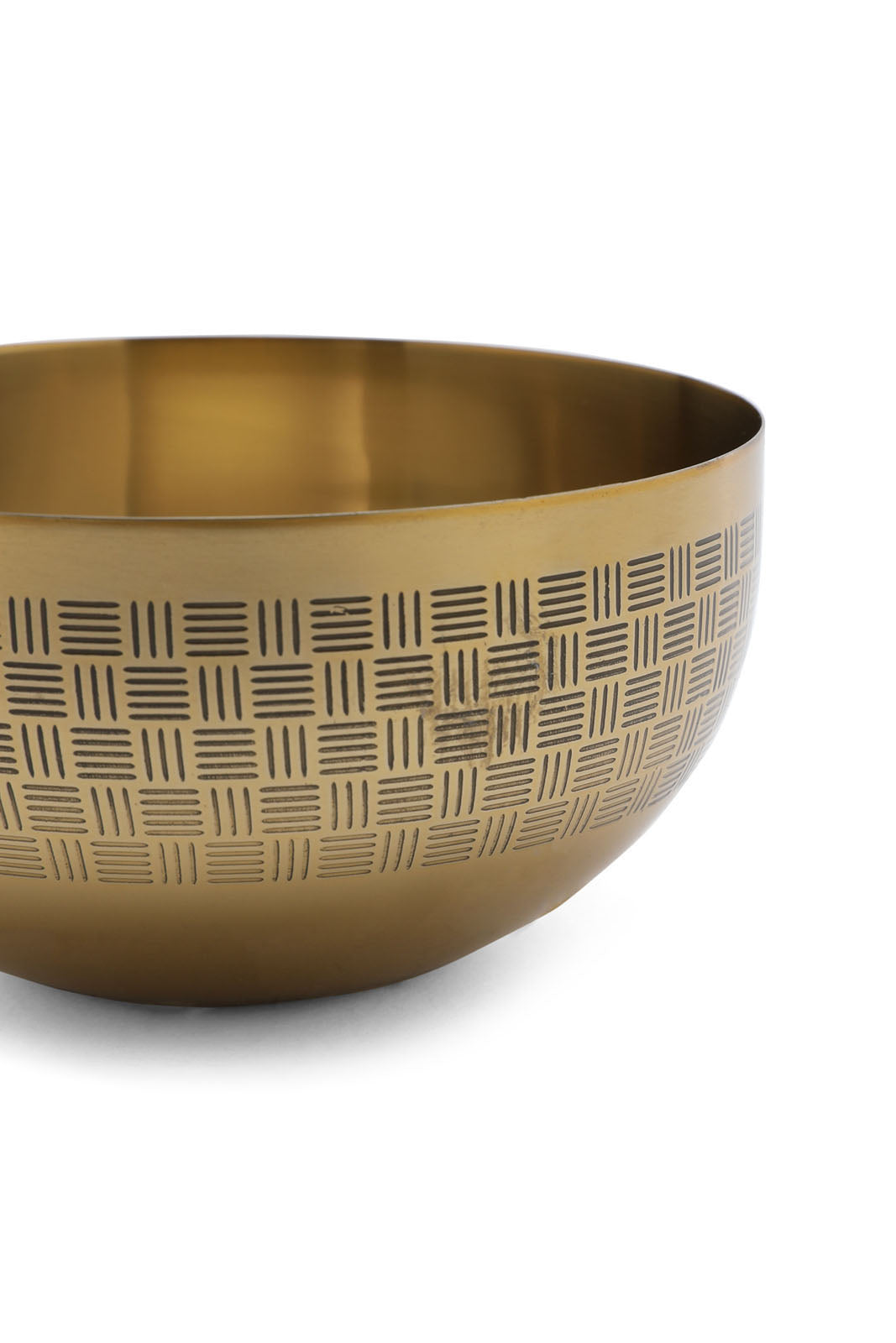 Redtag-Gold-Metal-Etched-Bowl-Category:Bowls,-Colour:Gold,-Deals:New-In,-Dept:Home,-Filter:Home-Dining,-HMW-DIN-Serveware,-New-In-HMW-DIN,-Non-Sale,-Section:Homewares,-W22B-Home-Dining-