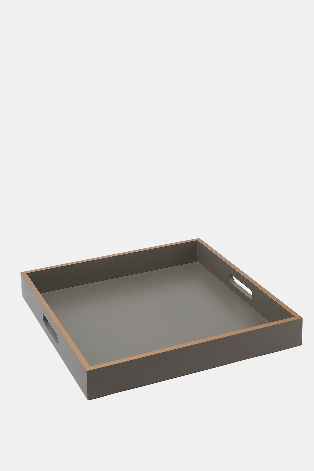 Redtag-Grey-Square-Tray-Category:Trays,-Colour:Grey,-Deals:New-In,-Dept:Home,-Filter:Home-Dining,-HMW-DIN-Serveware,-New-In-HMW-DIN,-Non-Sale,-S23A,-Section:Homewares-Home-Dining-