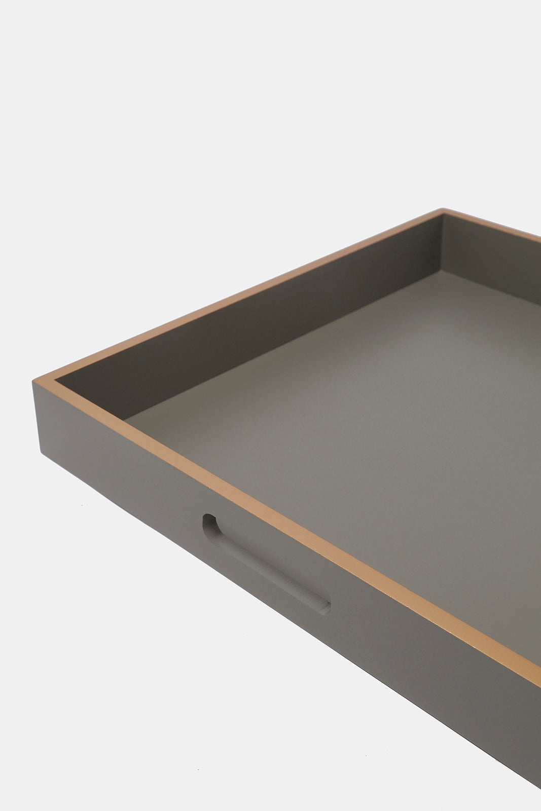 Redtag-Grey-Plain-Square-Tray-Category:Trays,-Colour:Grey,-Deals:New-In,-Dept:Home,-Filter:Home-Dining,-HMW-DIN-Serveware,-New-In-HMW-DIN,-Non-Sale,-S23A,-Section:Homewares-Home-Dining-