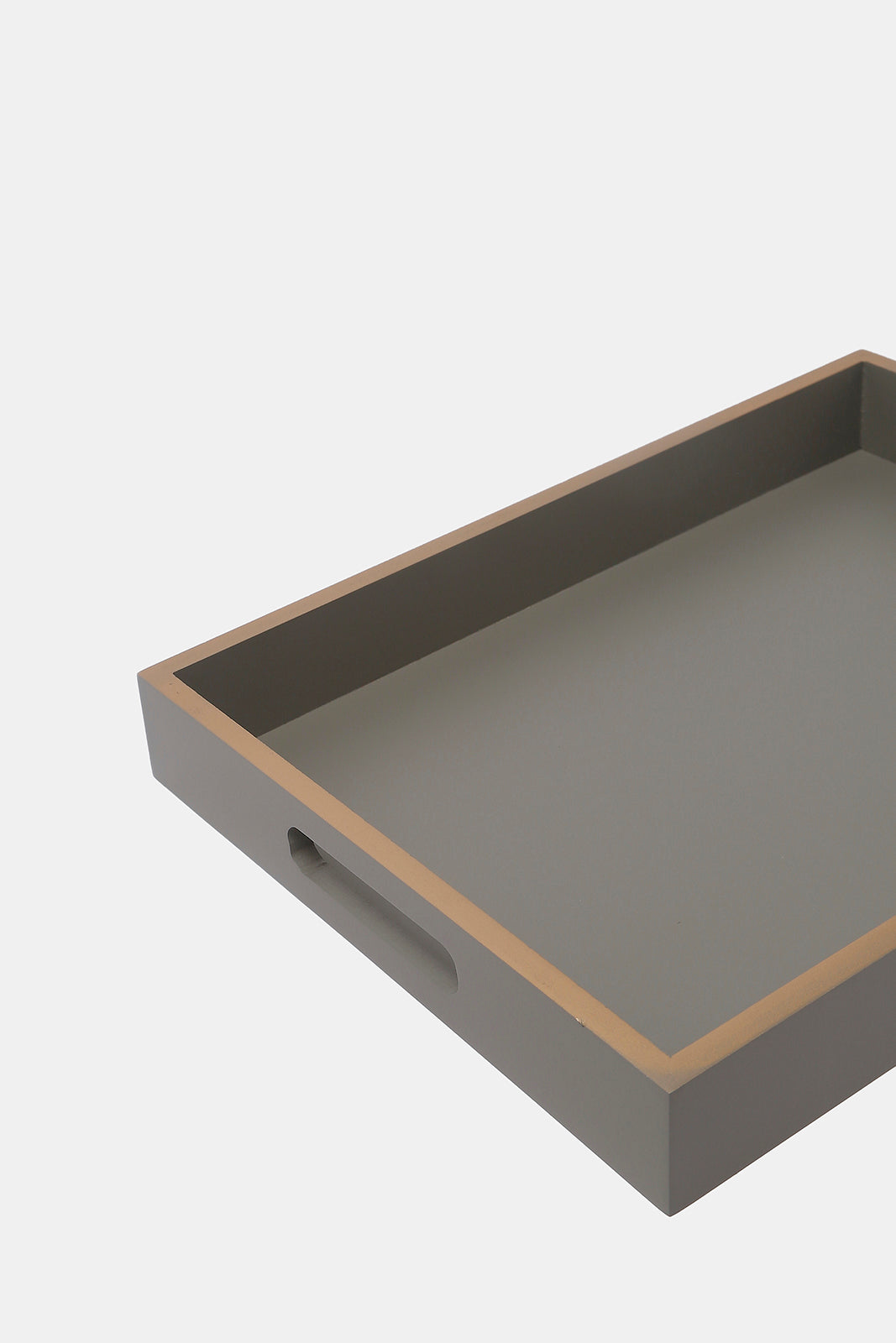 Redtag-Grey-Plain-Rectangle-Tray-Category:Trays,-Colour:Grey,-Deals:New-In,-Dept:Home,-Filter:Home-Dining,-HMW-DIN-Serveware,-New-In-HMW-DIN,-Non-Sale,-S23A,-Section:Homewares-Home-Dining-