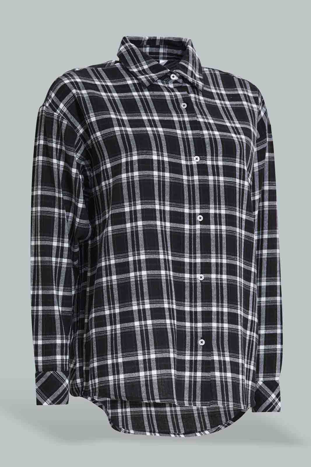 Redtag-Assorted-Check-Oversized-Shirt-Category:Blouses,-Colour:Assorted,-Deals:New-In,-Filter:Women's-Clothing,-New-In-Women-APL,-Non-Sale,-Section:Women,-W22B,-Women-Blouses-Women's-