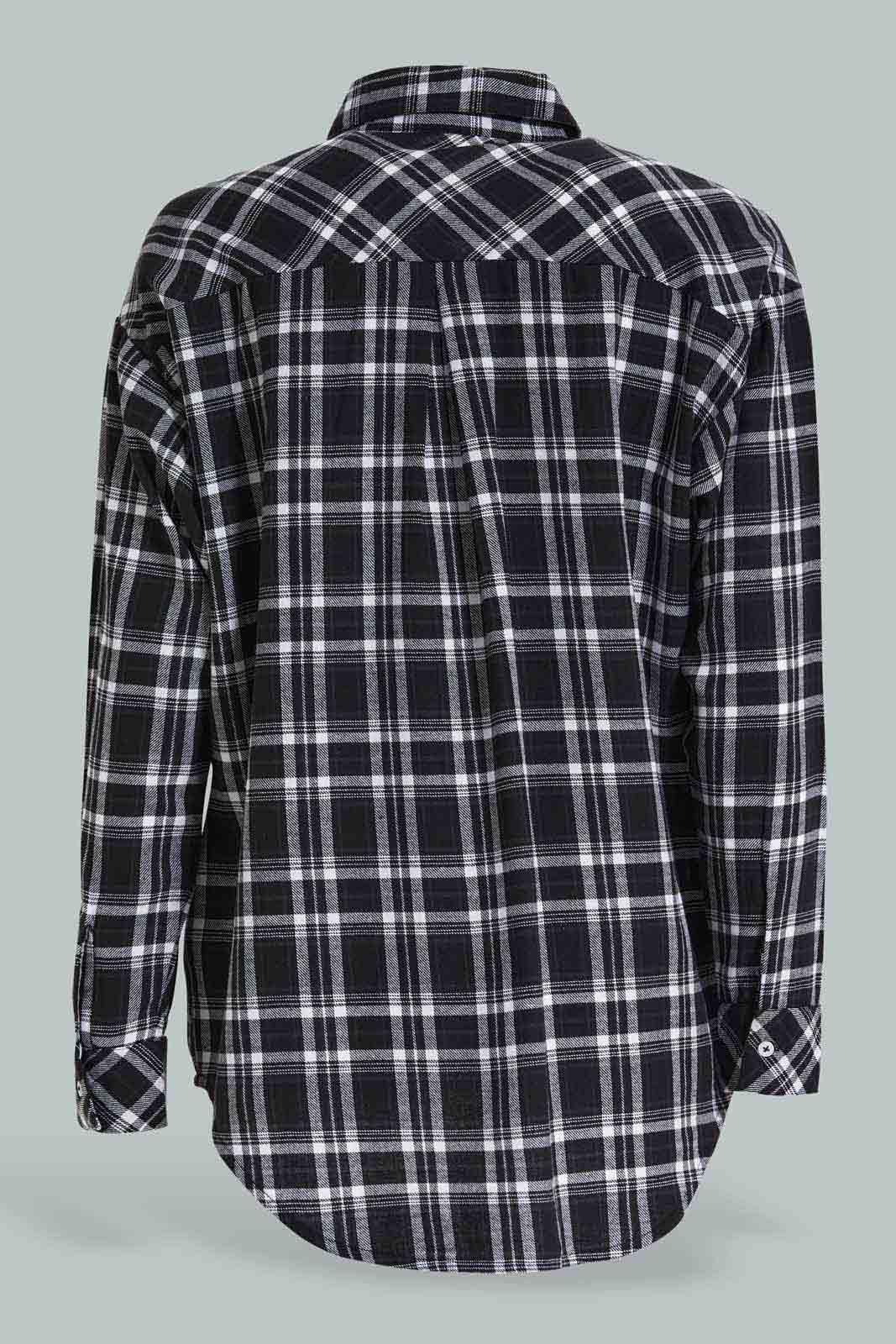 Redtag-Assorted-Check-Oversized-Shirt-Category:Blouses,-Colour:Assorted,-Deals:New-In,-Filter:Women's-Clothing,-New-In-Women-APL,-Non-Sale,-Section:Women,-W22B,-Women-Blouses-Women's-