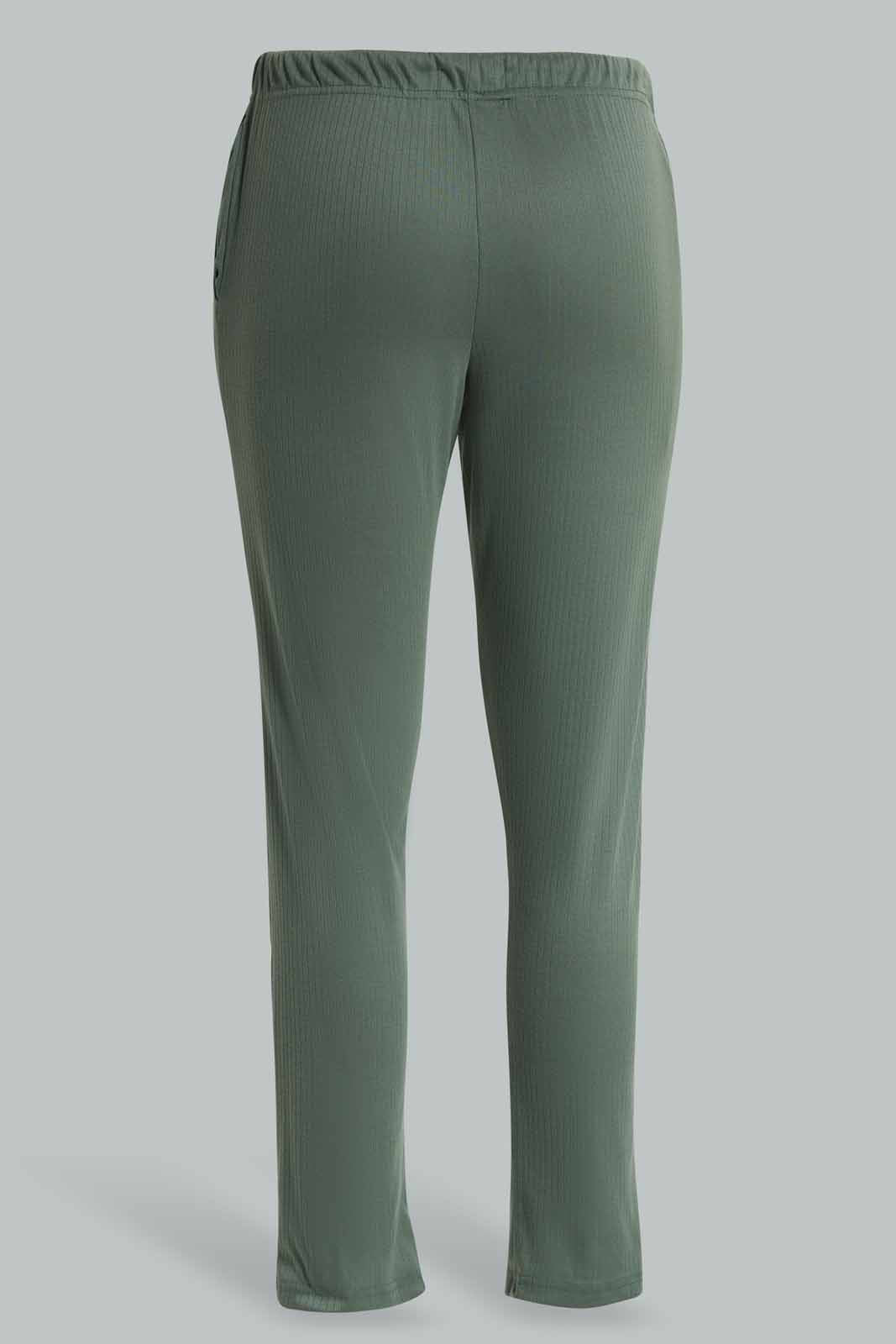 Redtag-Sinle-Pack-Pajama-Bottom-Green-Color-Category:Pyjama-Bottoms,-Colour:Green,-Deals:New-In,-Filter:Women's-Clothing,-New-In-Women-APL,-Non-Sale,-Section:Women,-W22A,-Women-Pyjama-Bottoms--