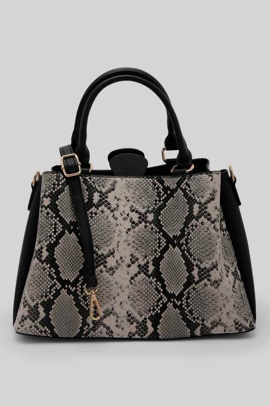 Redtag-Multicolor-Croc-Day-Bag-Category:Bags,-Colour:Assorted,-Dept:Ladieswear,-Filter:Women's-Accessories,-New-In,-New-In-Women-ACC,-Non-Sale,-Section:Women,-W22B,-Women-Bags-Women-