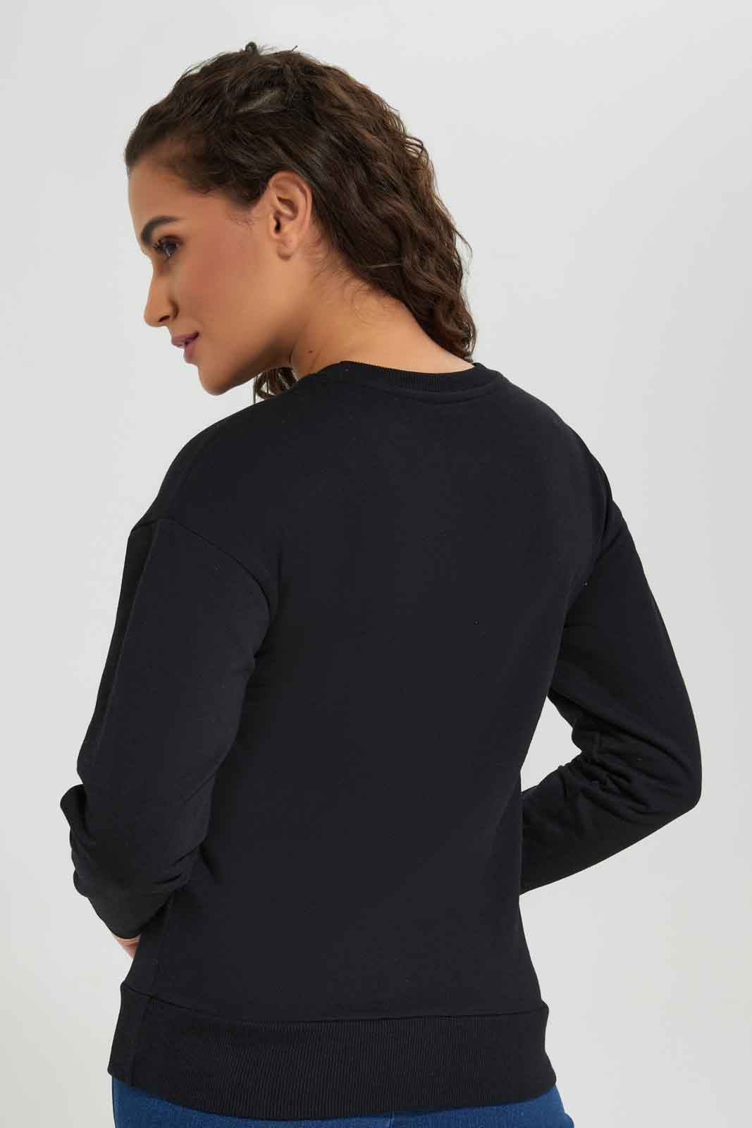 Redtag-Black-Bety-Boop-Character-Sweatshirt-Category:Sweatshirts,-Colour:Black,-Deals:New-In,-Filter:Women's-Clothing,-New-In-Women-APL,-Non-Sale,-Section:Women,-TBL,-W22B,-Women-Sweatshirts-Women's-