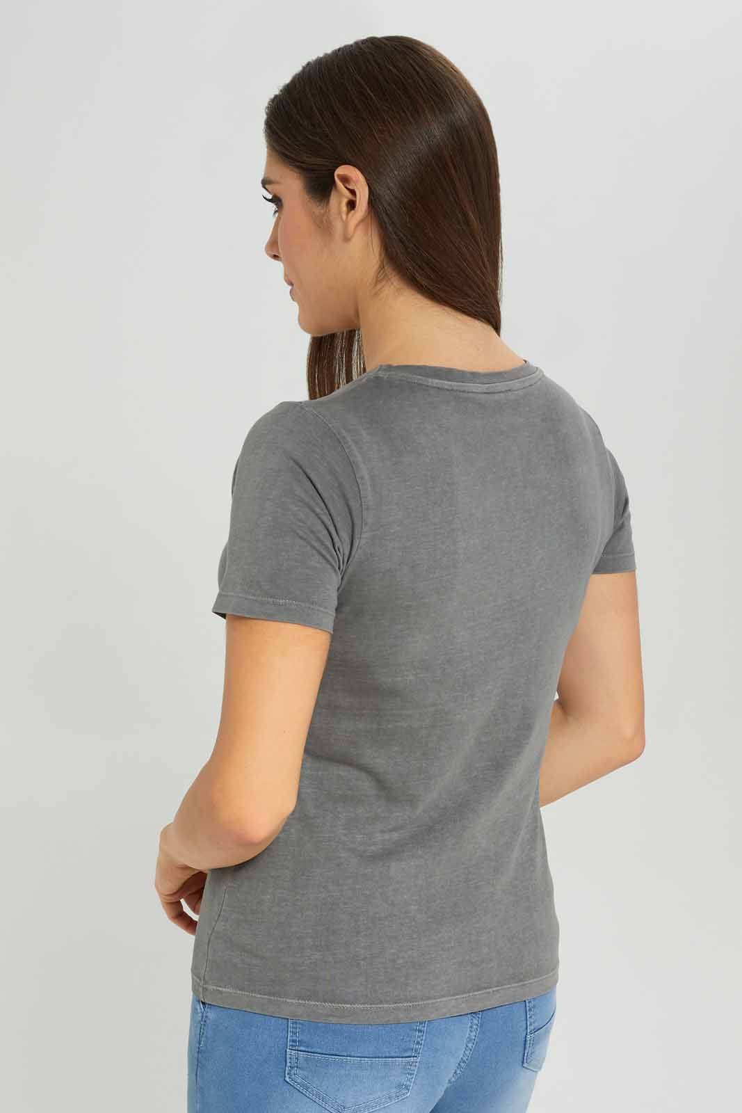 Redtag-Charcoal-Simba-Printed-T-shirt-Category:T-Shirts,-Colour:Charcoal,-Deals:New-In,-Dept:Ladieswear,-Filter:Women's-Clothing,-New-In-Women-APL,-Non-Sale,-Section:Women,-TBL,-W22B,-Women-T-Shirts-Women's-