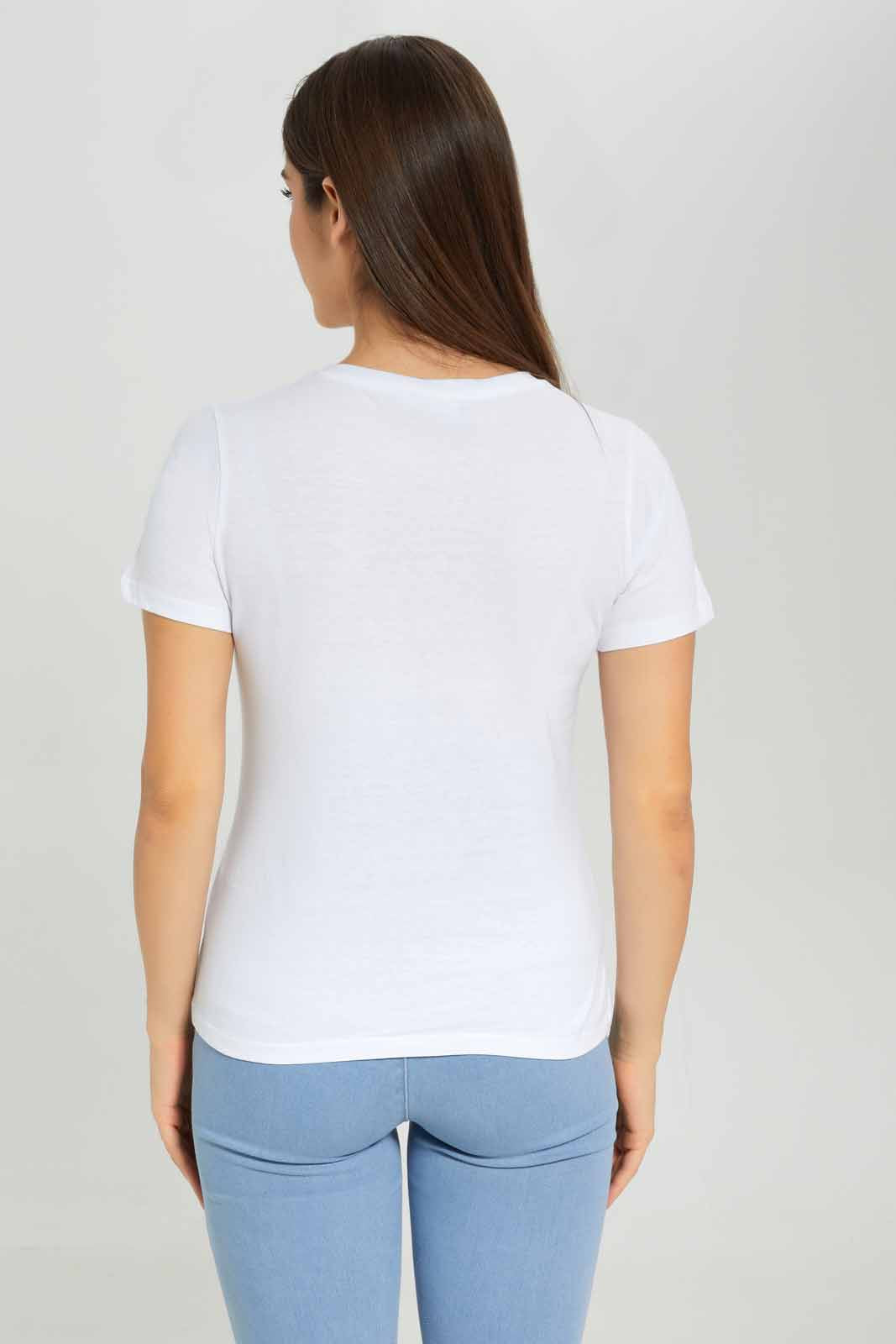 Redtag-White-Bugs-Bunny-Printed-T-Shirt-Category:T-Shirts,-Colour:White,-Deals:New-In,-Dept:Ladieswear,-Filter:Women's-Clothing,-New-In-Women-APL,-Non-Sale,-Section:Women,-TBL,-W22B,-Women-T-Shirts-Women's-