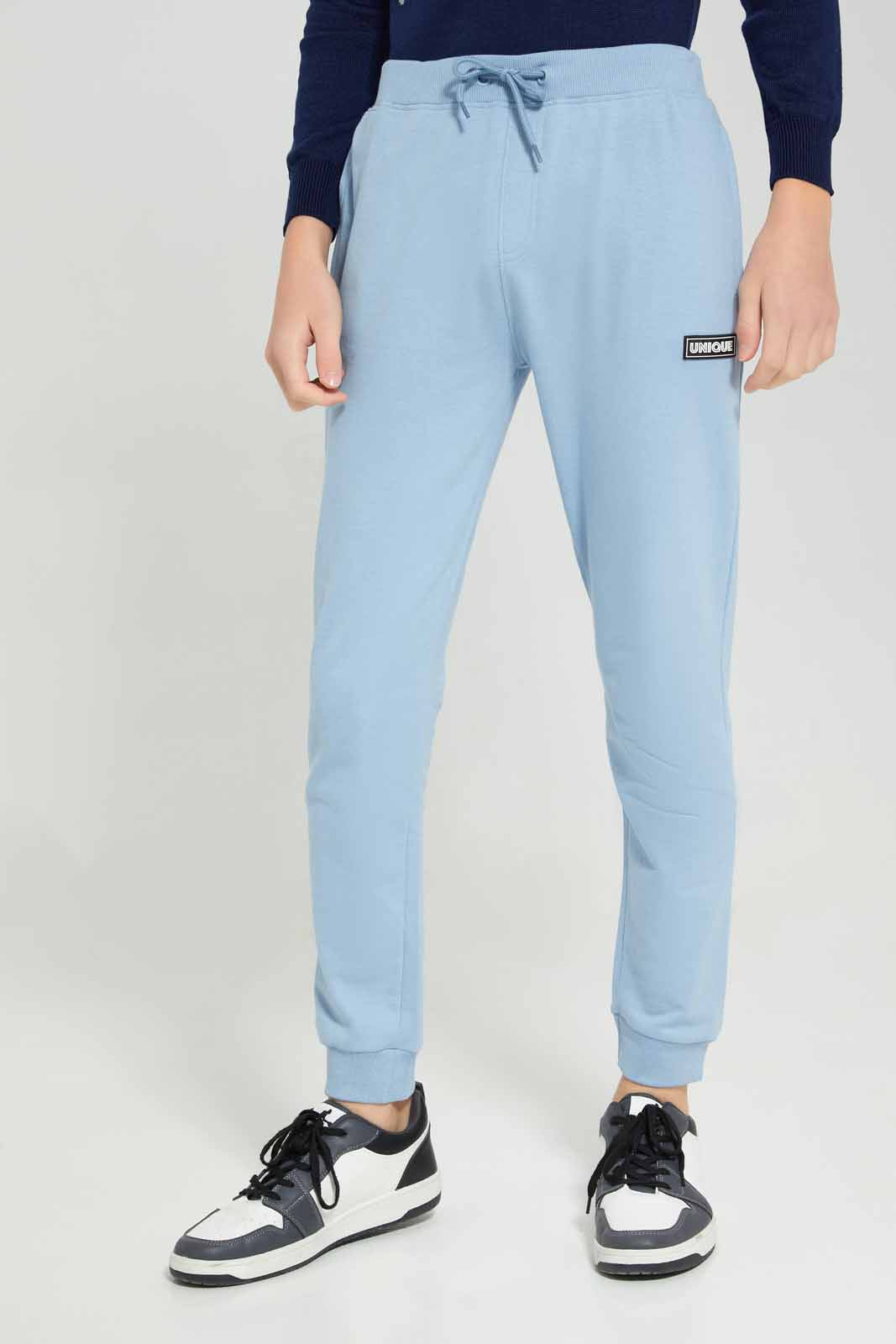 Redtag-Sky-Blue-Lounge-Wear-Active-Pants-BSR-Joggers,-Category:Joggers,-Colour:Sky-Blue,-Deals:New-In,-Filter:Senior-Boys-(8-to-14-Yrs),-New-In-BSR-APL,-Non-Sale,-Section:Boys-(0-to-14Yrs),-W22B-Senior-Boys-9 to 14 Years