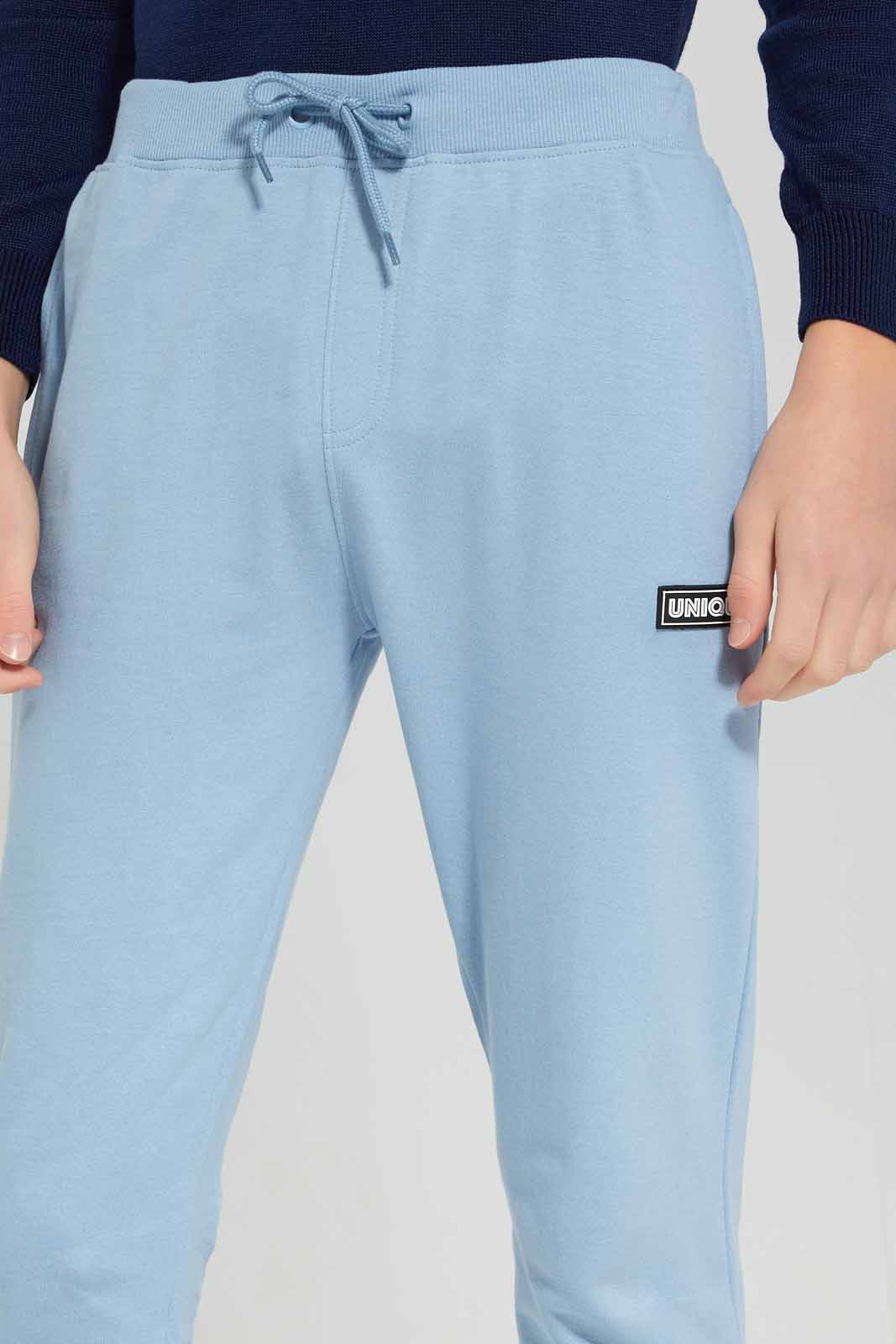 Redtag-Sky-Blue-Lounge-Wear-Active-Pants-BSR-Joggers,-Category:Joggers,-Colour:Sky-Blue,-Deals:New-In,-Filter:Senior-Boys-(8-to-14-Yrs),-New-In-BSR-APL,-Non-Sale,-Section:Boys-(0-to-14Yrs),-W22B-Senior-Boys-9 to 14 Years