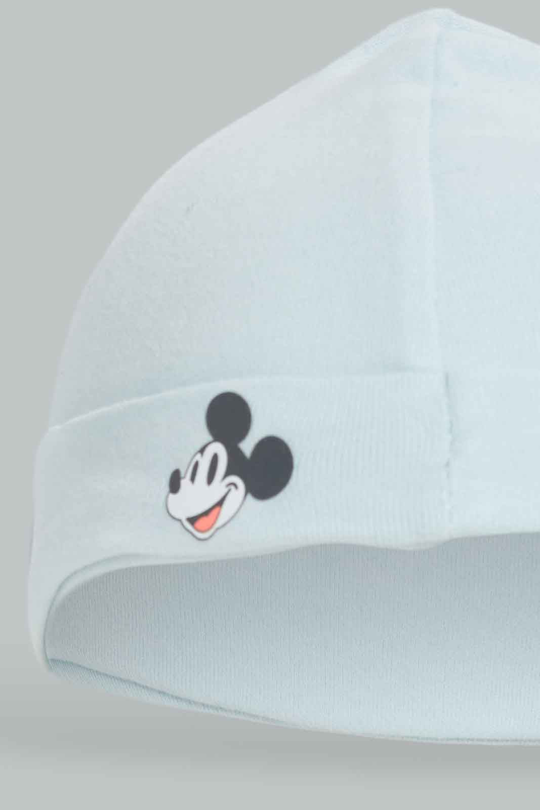 Redtag-2PC-Mickey-Mouse-Cap-Pack-Category:Newborn-Accessories,-CHR,-Colour:Blue,-Deals:New-In,-Dept:New-Born,-Filter:Baby-(0-to-12-Mths),-NBB-Newborn-Accessories,-New-In-NBB-APL,-Non-Sale,-Section:Boys-(0-to-14Yrs),-W22B-Baby-0 to 12 Months