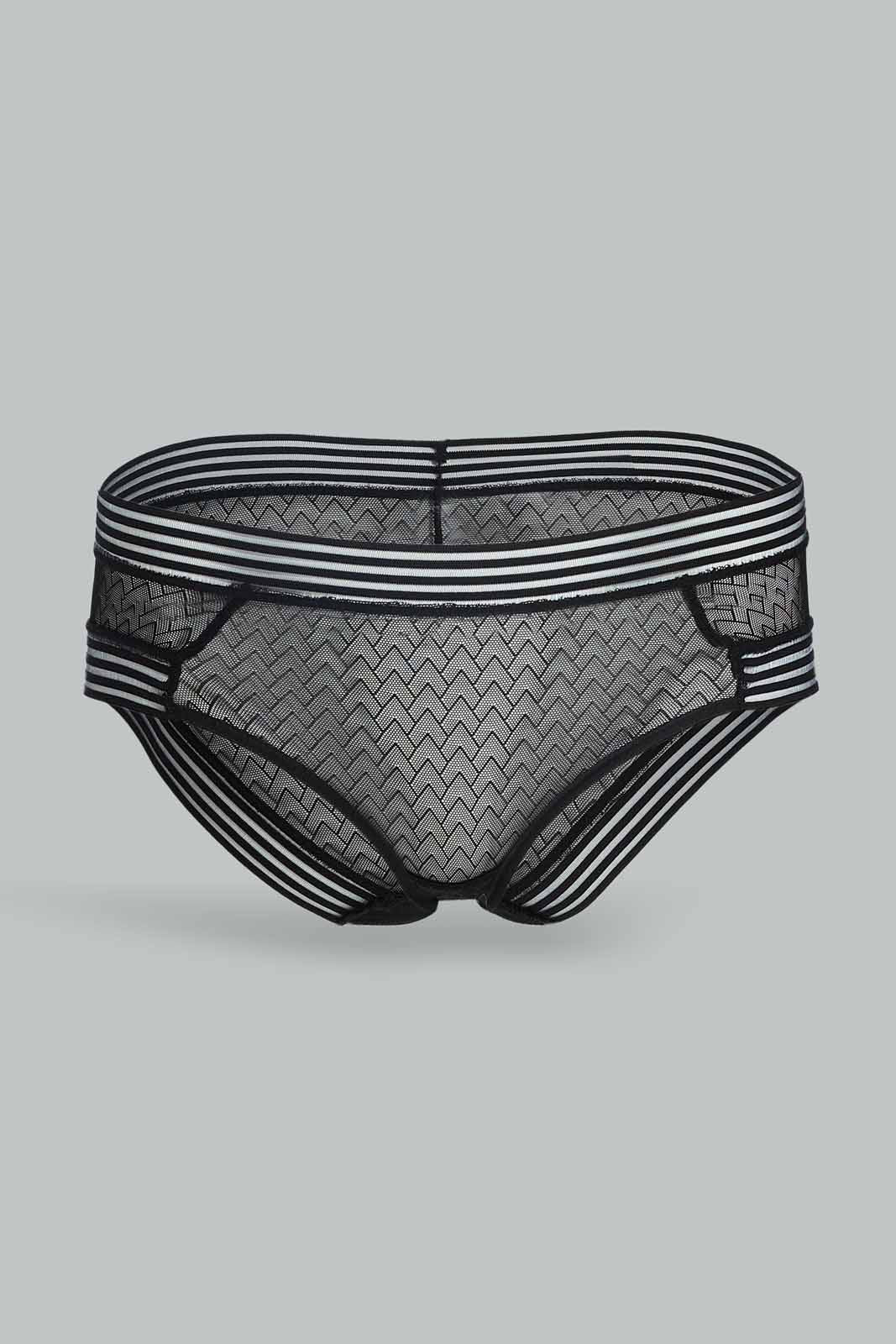 Redtag-ASSORTED-BOYLEG-BRIEF-2-PACK-(-Brown-+-Black)-Category:Briefs,-Colour:Assorted,-Deals:New-In,-Dept:Ladieswear,-Filter:Women's-Clothing,-New-In-Women-APL,-Non-Sale,-Section:Women,-W22B,-Women-Briefs--