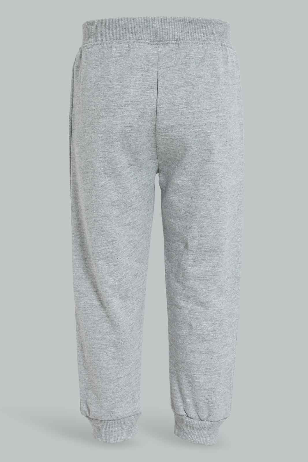 Redtag-Black-And-Grey-2-Pack-Jogger-Category:Joggers,-Colour:Black,-Deals:New-In,-Dept:Boys,-Filter:Infant-Boys-(3-to-24-Mths),-INB-Joggers,-New-In-INB-APL,-Non-Sale,-Section:Boys-(0-to-14Yrs),-W22B-Infant-Boys-3 to 24 Months