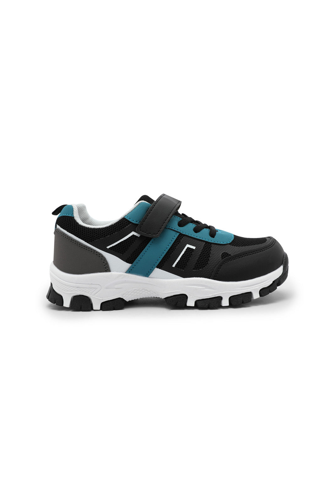 Redtag-Black-Cut-Out-Upper-Trekker-BSR-Trainers,-Category:Trainers,-Colour:Black,-Deals:New-In,-Dept:Boys,-Filter:Boys-Footwear-(5-to-14-Yrs),-New-In-BSR-FOO,-Non-Sale,-Section:Boys-(0-to-14Yrs),-W22B-Senior-Boys-5 to 14 Years