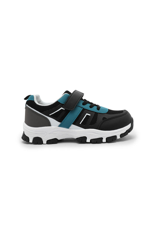 Redtag-Black-Cut-Out-Upper-Trekker-BSR-Trainers,-Category:Trainers,-Colour:Black,-Deals:New-In,-Dept:Boys,-Filter:Boys-Footwear-(5-to-14-Yrs),-New-In-BSR-FOO,-Non-Sale,-Section:Boys-(0-to-14Yrs),-W22B-Senior-Boys-5 to 14 Years