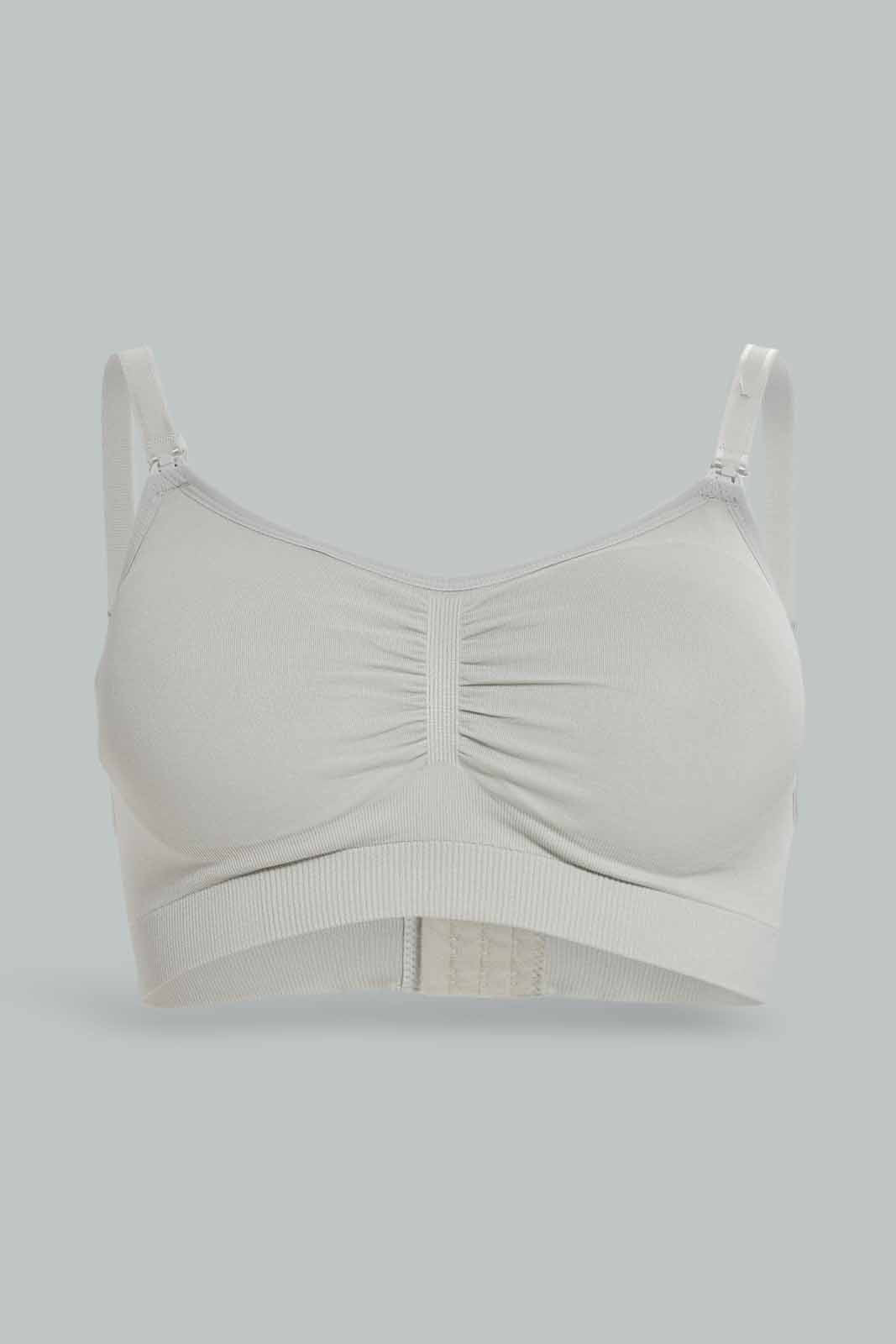 Redtag-Grey-Single-Pack-Solid-Nursing-Bra-Category:Bras,-Colour:Grey,-Deals:New-In,-Dept:Ladieswear,-Filter:Women's-Clothing,-New-In-Women-APL,-Non-Sale,-Section:Women,-W22B,-Women-Bras--