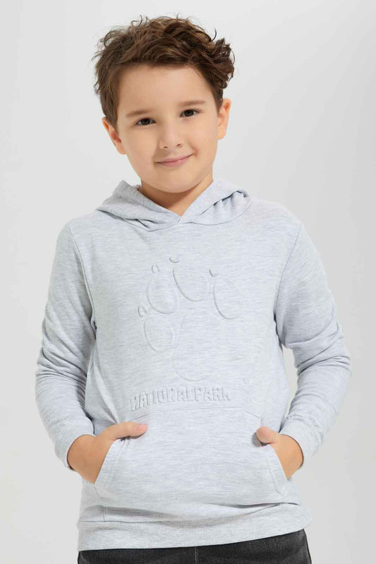 Redtag-Boys-White-Marl-Embosed-Hooded-Sweatshirt-BOY-Sweatshirts,-Category:Sweatshirts,-Colour:White,-Deals:New-In,-Dept:Boys,-Filter:Boys-(2-to-8-Yrs),-New-In-BOY-APL,-Non-Sale,-Section:Boys-(0-to-14Yrs),-W22B-Boys-2 to 8 Years