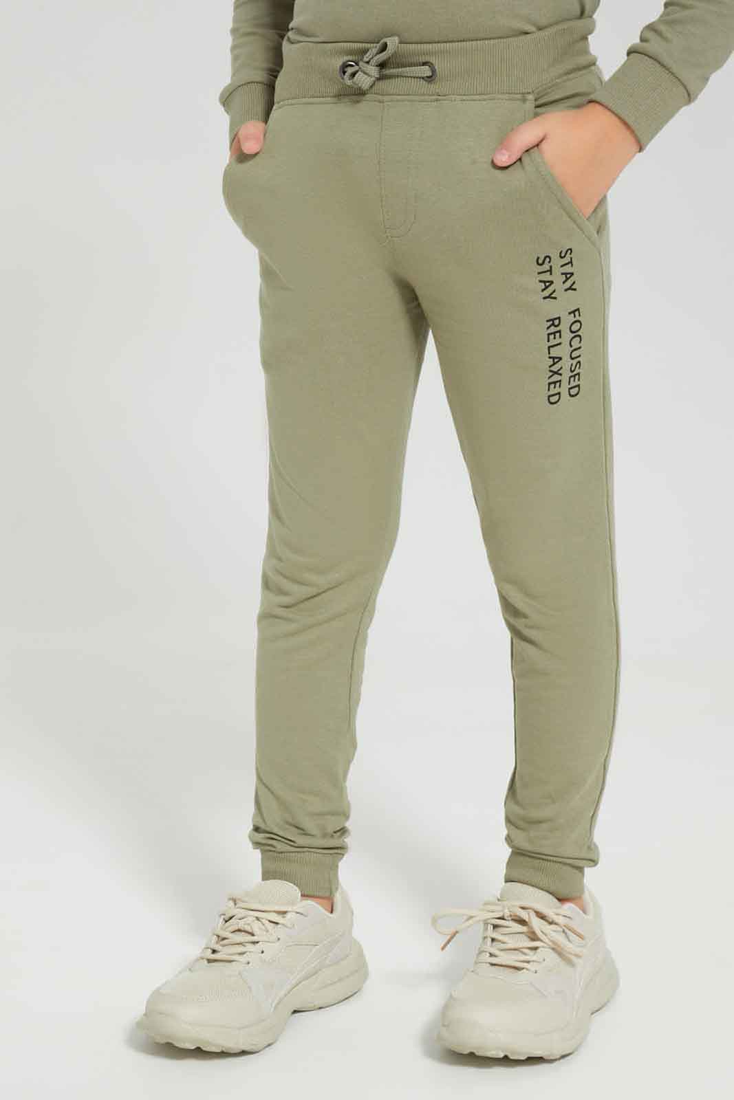 Redtag-Boys-Green-Crew-Neck-Sweatshirt-With-Print-Jog-Pant-BOY-Jog-Sets,-Category:Jog-Sets,-Colour:Green,-Deals:New-In,-Dept:Boys,-Filter:Boys-(2-to-8-Yrs),-New-In-BOY-APL,-Non-Sale,-Section:Boys-(0-to-14Yrs),-W22B-Boys-2 to 8 Years